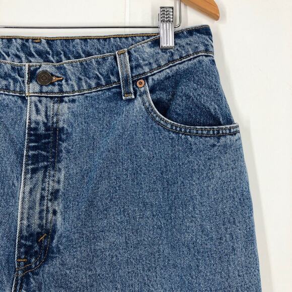 Levi’s VTG 90s 550 Jean High Rise Relaxed Fit Tapered Leg Waist 32 Tag Size 16 L - Picture 3 of 16